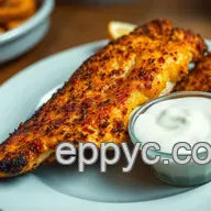 Deep-Fried Blackened Catfish with Homemade Tartar Sauce - A Southern Delight