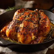 Dutch Oven Baked Chicken Super Moist HerbRoasted Whole Chicken