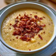 Dutch Oven Potato Soup with Bacon
