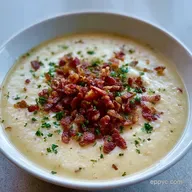 Easy Baked Potato Soup with Bacon