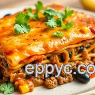 Easy Baked Taco Lasagne No Browning of Ground Beef Recipe: Delicious Family Delight!