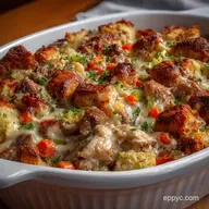 Easy Chicken Casserole with Stuffing Stovetop Stuf: 45 Minute Meal
