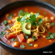 Effortless Fiesta Chicken Crockpot Tortilla Soup Recipe