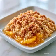 Peach Crumble Pie for 8 Slices