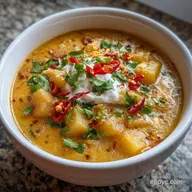 Easy Spicy Baked Potato Soup One-Pot