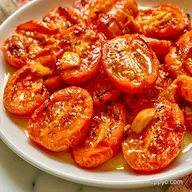 Fire Roasted Roma Tomatoes with Garlic