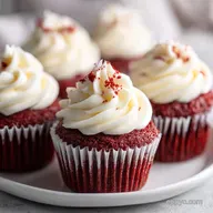 Red Velvet Cupcakes with Cream Cheese Frosting