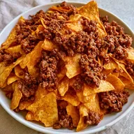 Football Nachos Recipe with Ground Beef