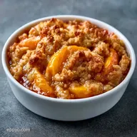 Easy Oat Peach Crumble