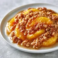 Frozen Peach Crisp Recipe with Oats