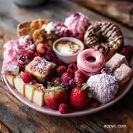 Galentines Girls Night Party Dessert Charcuterie for 8 Servings