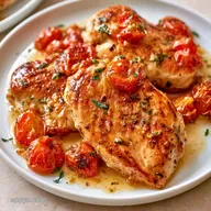 Garlic Butter Tomato Chicken in 20 Minutes