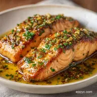 Garlic Glazed Salmon Filet in 15 Minutes