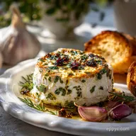 Goat Cheese Recipe with Garlic and Herbs in 22 Minutes