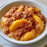 Peach Crisp with Almond Flour