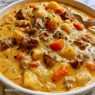 Ground Beef Potato Soup in 45 Minutes