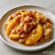 Peach Crumble with Fresh Peaches