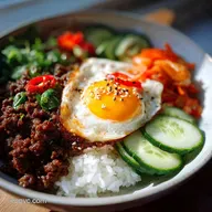 Korean Ground Beef Bowl - Quick Weeknight Korean Meal
