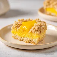 Lemon Crumb Bars with Rolled Oats