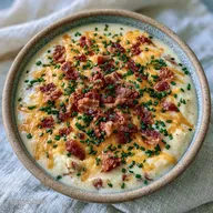 Loaded Baked Potato Soup for 10 Servings