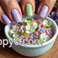 Lovely Lavender Mother's Day Nails: A Floral Fantasy for Your Fingers