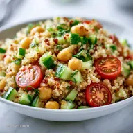 Mediterranean Quinoa Bowl with Chickpeas