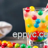 Brighten Your Day with a Mix Skittles Mixed Drink: Colorful Rainbow Cocktail