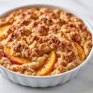 Easy Oat-Topped Peach Crumble