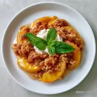 Easy Peach Crumble for a Crowd