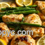 Easy Meal Ideas for Dinner: One-Pan Lemon Garlic Chicken & Asparagus
