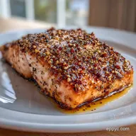 Pepper Crusted Glazed Salmon in 20 Min