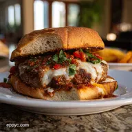 Pizza Burger Pizza Burger in 22 Minutes - Oven-Baked Recipe