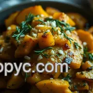 Roasted Coquina Squash with Garlic and Herbs: A Cozy Autumn Delight