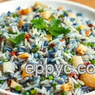 Easy & Aromatic Saut&eacute;ed Blue Rose Rice with Herbal Bliss: My Favorite Herb-Infused Recipe