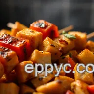 Easy & Flavorful snacks made on sticks nyt: Savory Chicken & Veggie Skewers