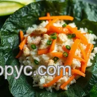 Easy Savory Seaweed Wraps with Fresh Veggies & Protein