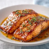 Simple Baked Salmon Glaze for 4 Servings
