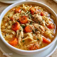 Slow Cooker Chicken Noodle Soup for 8