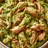Salsa Verde Chicken Slow-Cooked