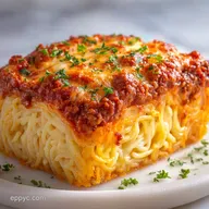 Spaghetti Pie Recipe for 8 Servings