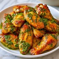Crispy Spicy Pesto Wings