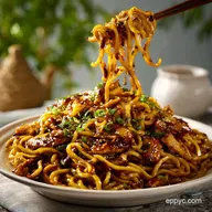 Easy Weeknight Dinner with Sticky Garlic Noodles