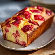 Strawberry Cream Cheese Pound Cake for 12