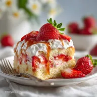 Strawberry Tres Leches Cake for 10 People Fluffy