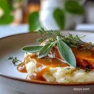 Turkey Sage Thyme Gravy Ready in 20 Minutes: Silky
