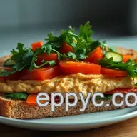 My Favorite Vegan Sandwich Ideas: Vibrant Mediterranean Delight
