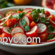 Refreshing Watermelon Radish Salad with Zesty Citrus Vinaigrette