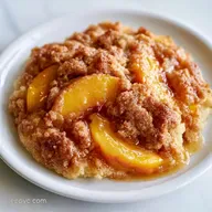 Peach Crumble with Oats for 8 Servings