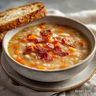 White Bean Soup With Bacon: Velvety