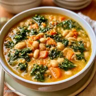 White Bean Soup with Kale in 45 Minutes